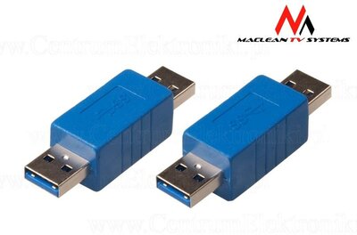 Maclean MCTV-614 USB 3.0 - USB 3.0 (apa - apa) adapter - Kék