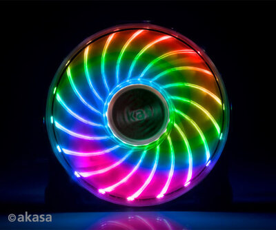 Akasa AK-FN092 120mm RGB LED rendszerhűtő
