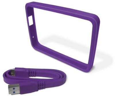 Western Digital My Passport Ultra USB 3.0 Grip 14mm kábel 0.4m - Lila