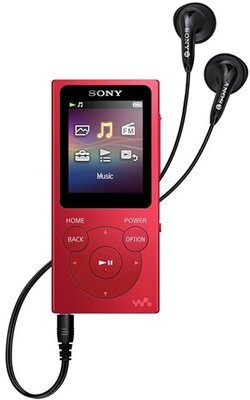 Sony NW-E393R 4GB MP3 lejátszó Piros
