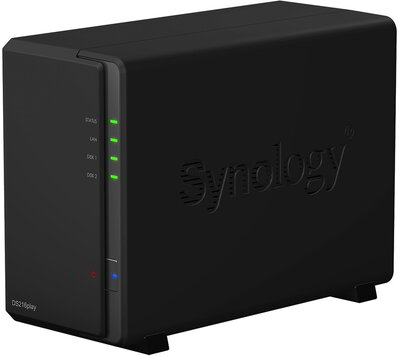 Synology DS216play NAS + 6TB HDD (2x3TB ST3000VN007)