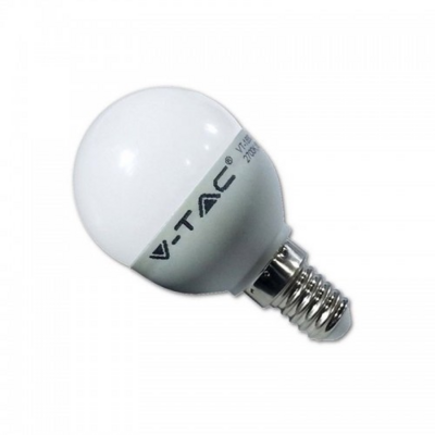 V-TAC LED izzó 3W 250lm 4000k E14 - Természetes fehér