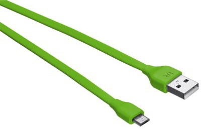 Trust 20138 Flat Micro-USB 2.0 adat- és töltőkábel 1m - Zöld