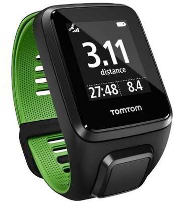 TomTom Runner 3 Large Okosóra - Fekete/Zöld