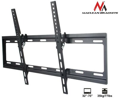 Maclean MC-605 TV Wall Mount Bracket LCD LED Plasma 32" - 72" 35kg High Qualit