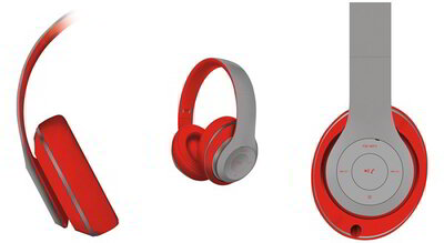 Omega FH916 Freestyle Bluetooth Fejhallgató Piros-szürke
