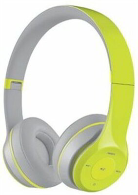 Omega Freestyle FH0915GG fejhallgató rádiós Bluetooth és mikrofon - zöld/szürke