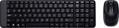 Logitech Wireless Combo MK220 vezeték nélküli billentyűzet és egér - olasz kiosztású - fekete