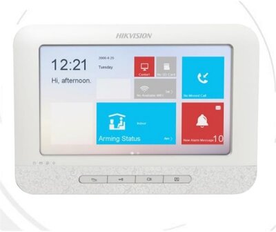 Hikvision DS-KH6310-WL IP videó kaputelefon beltéri egység, 7" touch screen, 2/0 I/O, wifi