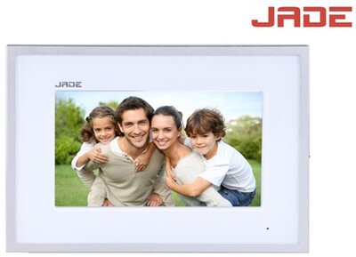 Jade A2-R705TP video kaputelefon beltéri egység, 2 vezetékes, 7" LCD, 2 vezetékes, fehér, , SD