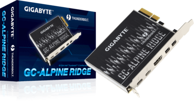 Gigabyte GC-ALPINE RIDGE Thunderbolt 3 PCIe portbővítő