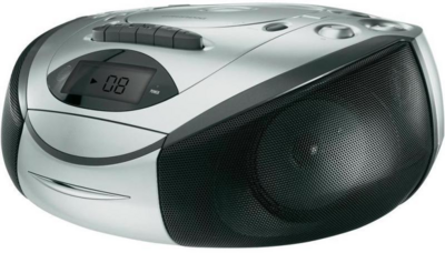 Grundig RRCD3720 CD-s Rádiómagnó - Ezüst