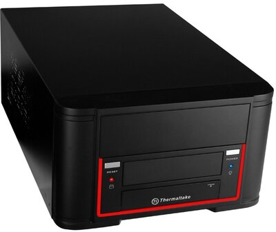 Thermaltake VL520B1N2E Element Qi fekete ház (mini ITX) 200W