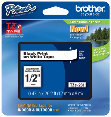 Brother P-touch TZe-231S Label Tape