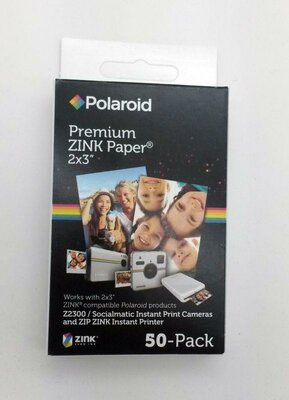 Polaroid Prémium 2" x 3" Zink Zero-Ink fotópapír (50 db / csomag)