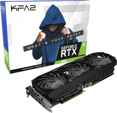 KFA2 GeForce RTX 3080 10GB GDDR6X SG (1-click OC) HDMI 3xDP - 38NWM3MD99NK