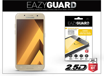 EazyGuard LA-1125 Samsung A520F Galaxy A5 (2017) 2.5D Gyémántüveg Képernyővédő - Arany