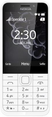 Nokia 230 RM-1172 Dual SIM Mobiltelefon - Ezüst (HU)