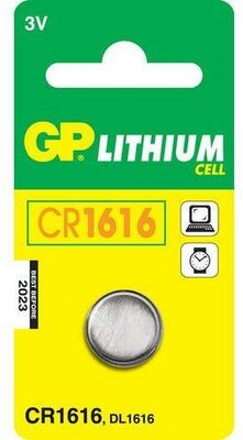 GP CR1616-U1 Lítium CR1616 Gombelem (1 db/csomag)