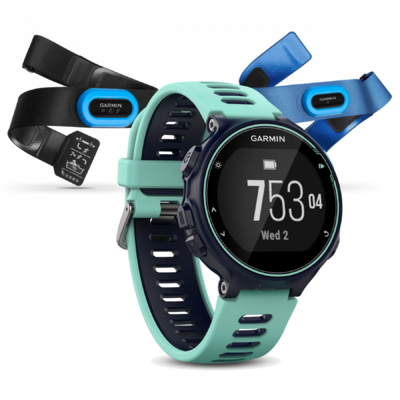 Garmin Forerunner 735XT Triathlon Aktivitásmérő sportóra Tri-Bundle - Kék