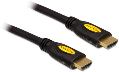 Delock 83737 HDMI (apa - apa) kábel 0.5m - Fekete