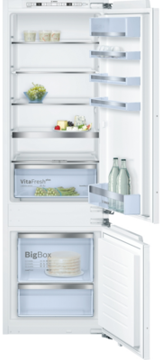 Bosch KIS87AF30 Beépíthető kombinált hűtőszekrény Fehér