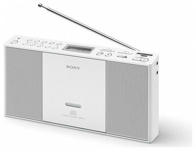 Sony ZS-PE60 Hordozható Rádió + cd/USB lejátszó - Fehér