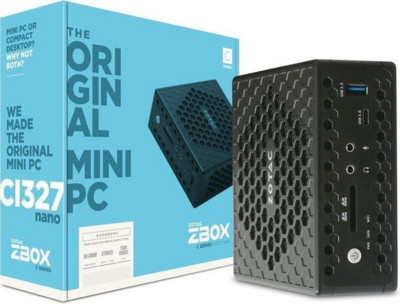 Zotac ZBOX CI327 Nano PC - Fekete