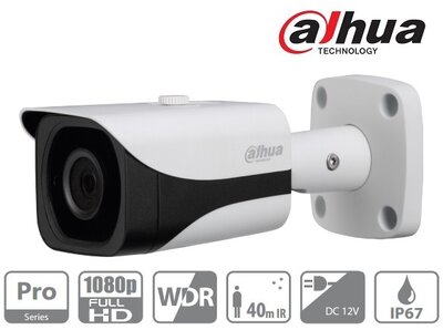Dahua HAC-HFW2221E Bullet HD-CVI kamera, kültéri, 1080P, 6mm, IR40m, D&N(ICR), IP67, WDR, 3DNR