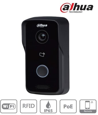 Dahua DHI-VTO2111D-WP IP video kaputelefon kültéri egység, 1MP, 2,2mm, IP65, audio, RFID olvasó, RS485, I/O, SD, wifi