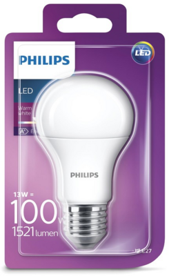 Philips LED Körte izzó 13W 1521lm 2700K E27 -Meleg fehér