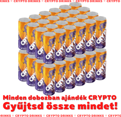 Crypto Drinks energiaital (48 db)