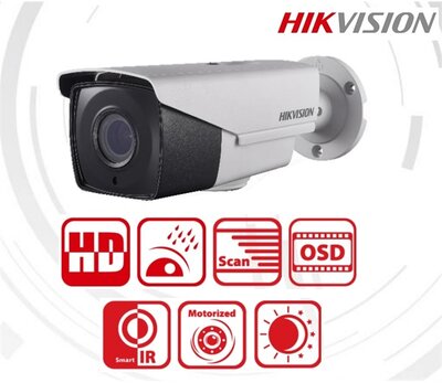 Hikvision DS-2CE16H1T-AIT3Z Bullet HD-TVI kamera, kültéri, 5MP, 2,8-12mm(motor), EXIR40m, D&N(ICR), IP67, DNR, BLC