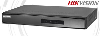Hikvision DS-7604NI-K1/4P NVR, 4 csatorna, 40Mbps rögzítési sávszélesség, H265, HDMI+VGA, 2xUSB, 1x Sata, 4x PoE