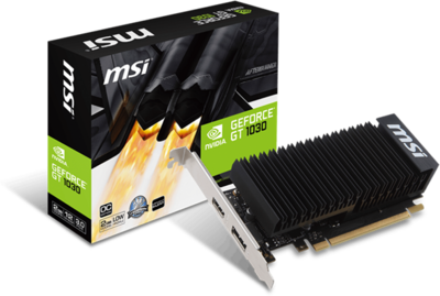 MSI GeForce GT 1030 2GH LP OC, 2GB, DP/HDMI/LP/HSK/