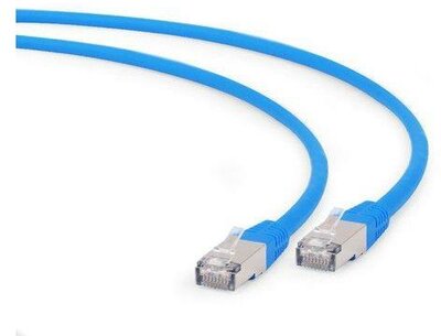 Gembird FTP LSZH kat.6A RJ45 patch kábel, 0.5m, blue