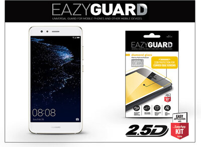 EazyGuard Diamond Glass 2.5D Fullcover LA-1164 Huawei P10 Lite gyémántüveg képernyővédő fólia - fehér