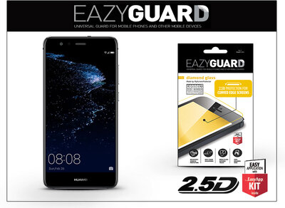 EazyGuard Diamond Glass 2.5D Fullcover LA-1160 Huawei P10 Lite gyémántüveg képernyővédő fólia - fekete