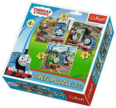 TREFL Puzzle 3in1 Thomas and Friends 20, 36,50 el.