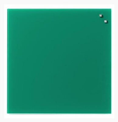 NAGA Magnetic glass board 45x45 cm emerald