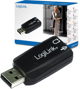 LogiLink USB2.0-s audió adapter/mikrofon jack dugó