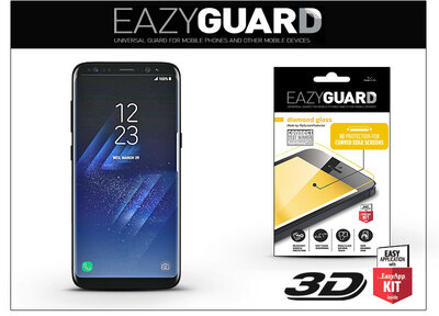 EazyGuard 3D LA-1137 Samsung G950F Galaxy S8 gyémántüveg képernyővédő fólia - Fekete
