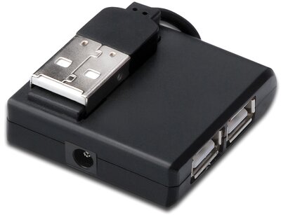 Assmann DA-70217 USB 2.0 HUB (4 port) Fekete