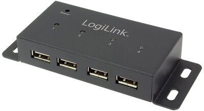 LogiLink UA0141A USB 2.0 HUB (4 port) Fekete