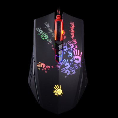 A4-Tech A6081 (A60+B081) Bloody A60 fekete gaming egér + B081 egérpad kombó