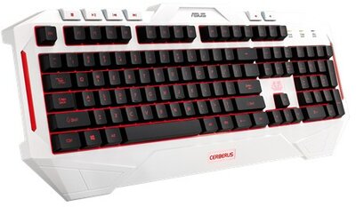Asus Cerberus Arctic Gaming Billentyűzet HUN - Fehér
