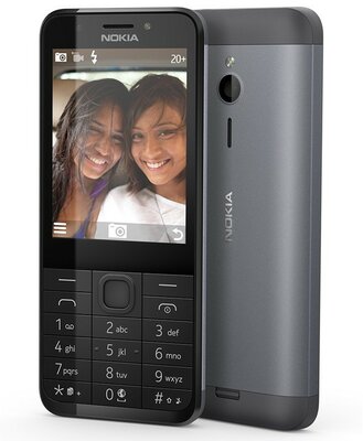 Nokia 230 Dual SIM Mobiltelefon - Sötétszürke