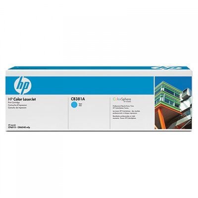 HP CB381A cián toner