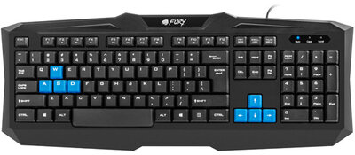 Fury Typhoon Gaming Billentyűzet ENG - Fekete