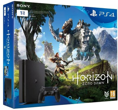 Sony Playstation 4 Slim 1TB + Horizon Zero Dawn